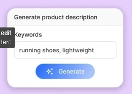product description generator